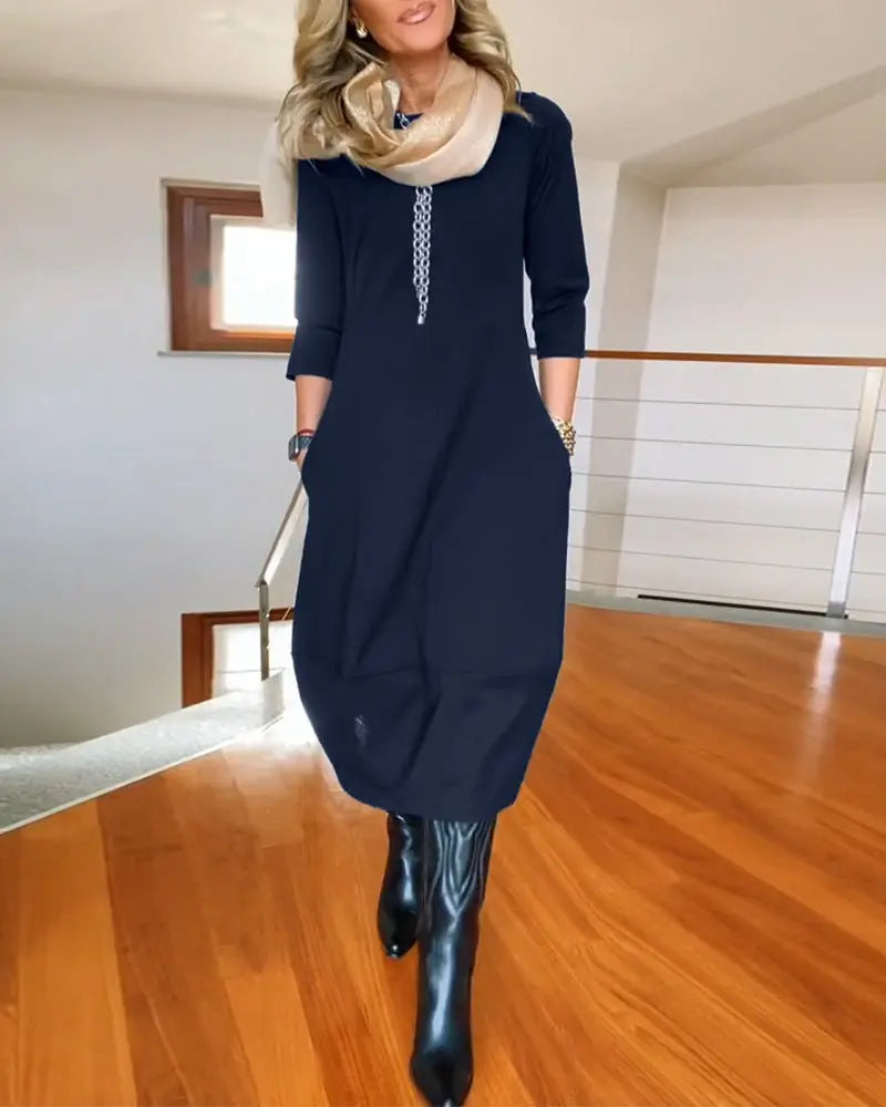 Ineke™ - La Robe Élégante et Confortable - Montela
