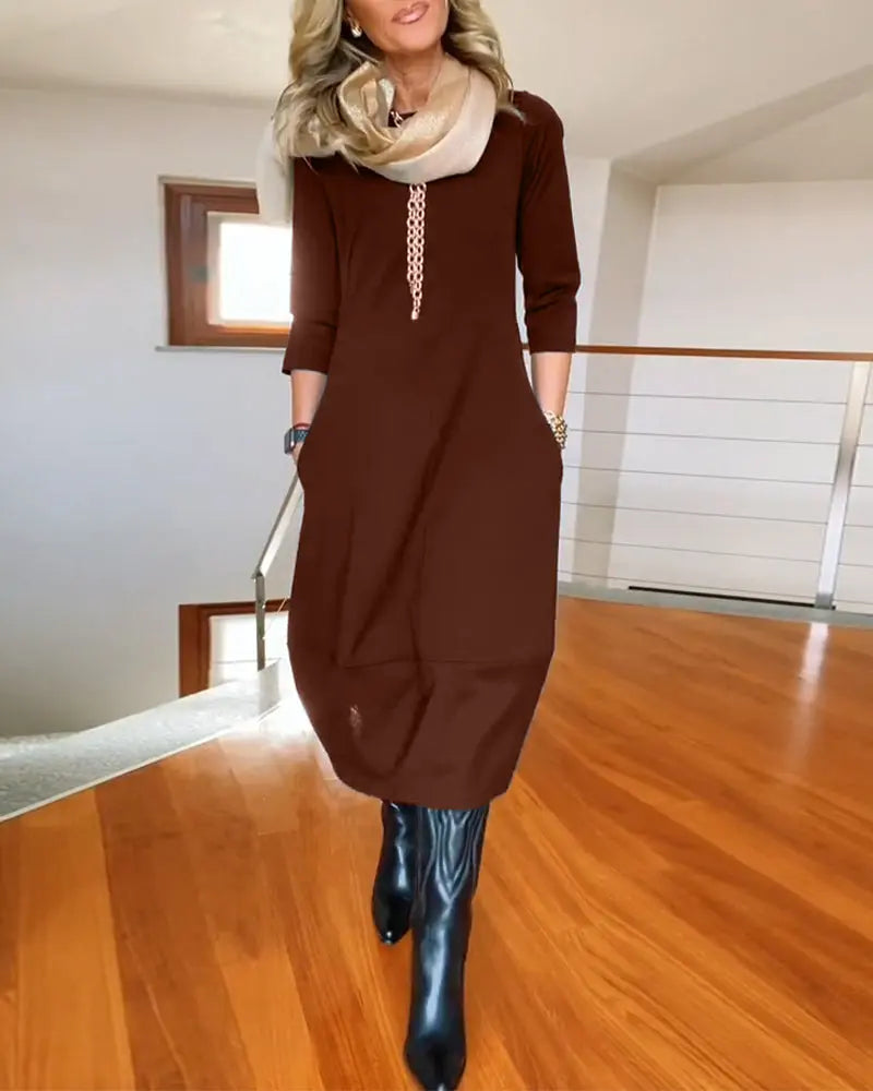 Ineke™ - La Robe Élégante et Confortable - Montela