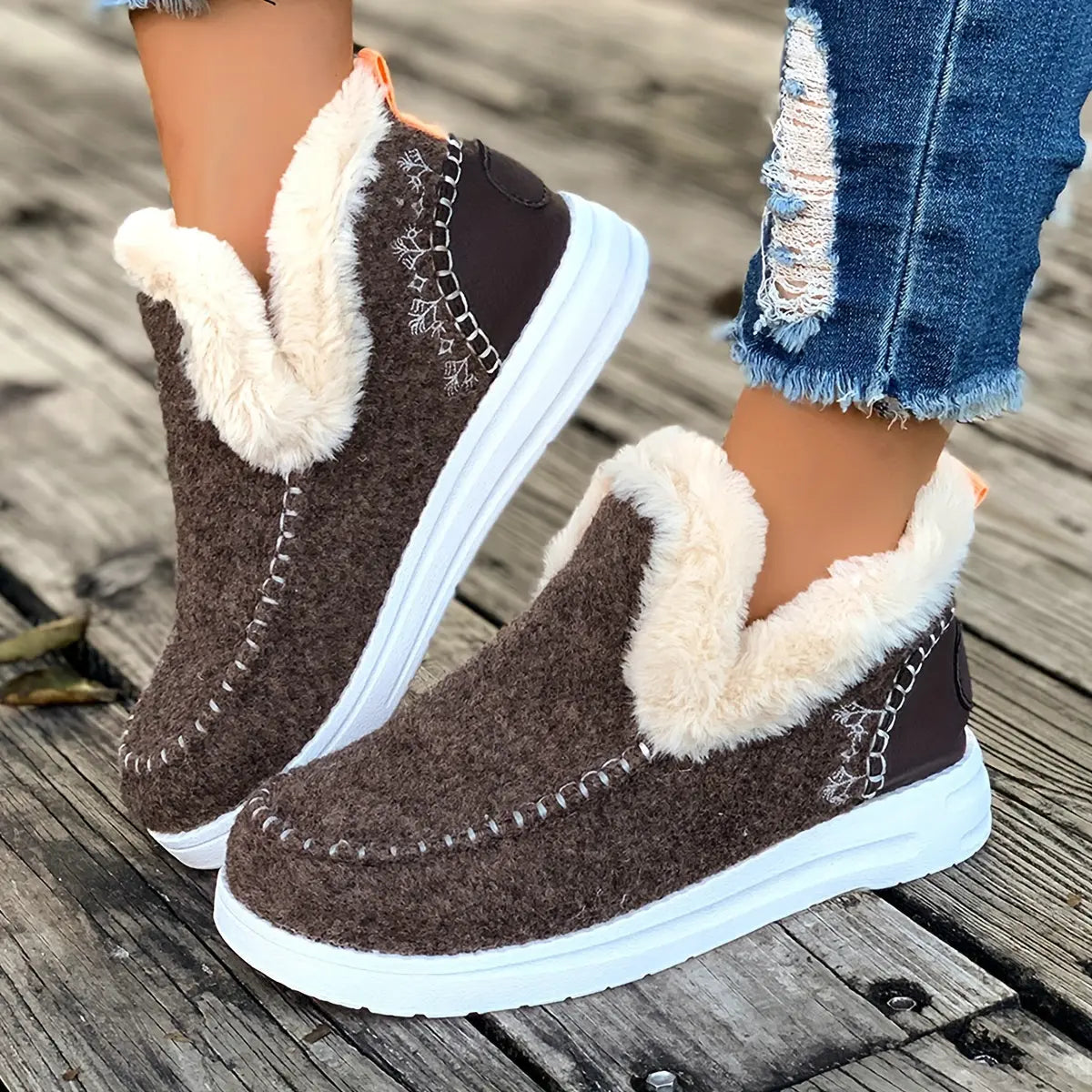 Camille™ | Chaussons d’Hiver Douillets – Chaleur et Confort - Montela