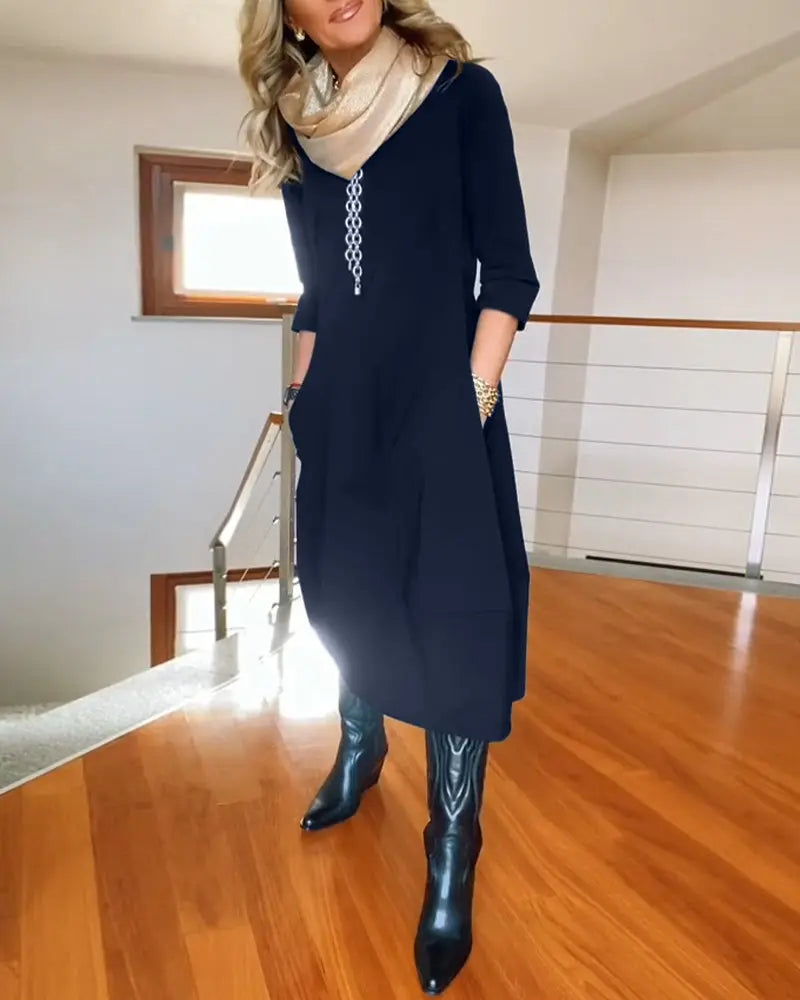 Ineke™ - La Robe Élégante et Confortable - Montela
