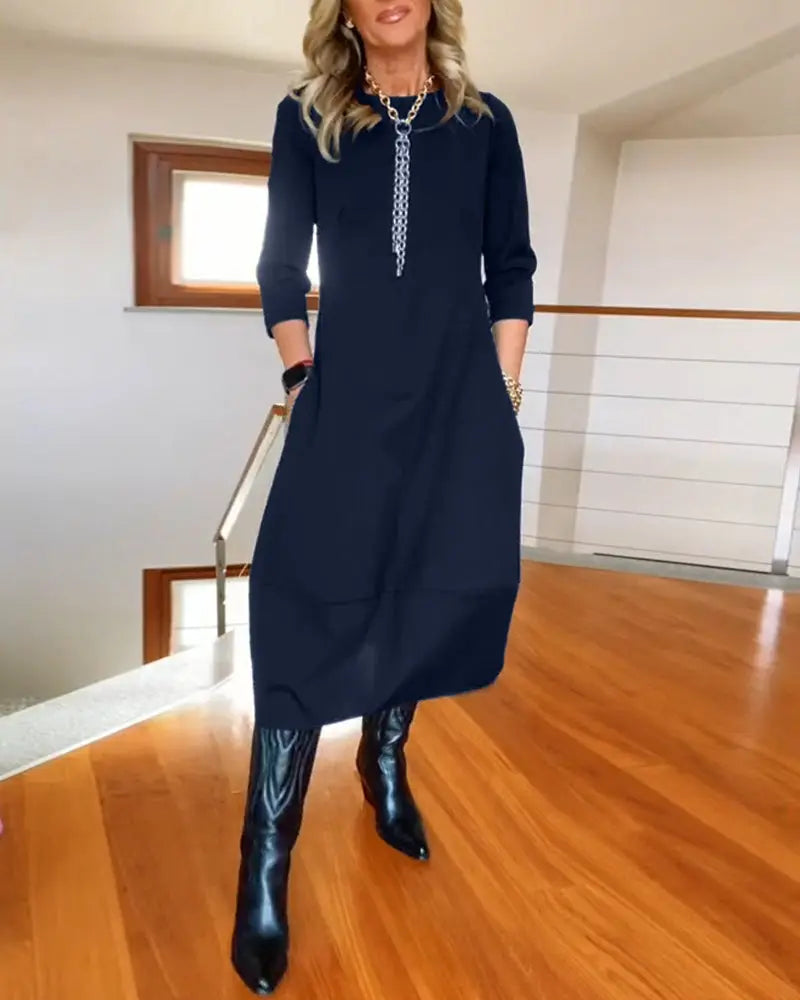 Ineke™ - La Robe Élégante et Confortable - Montela