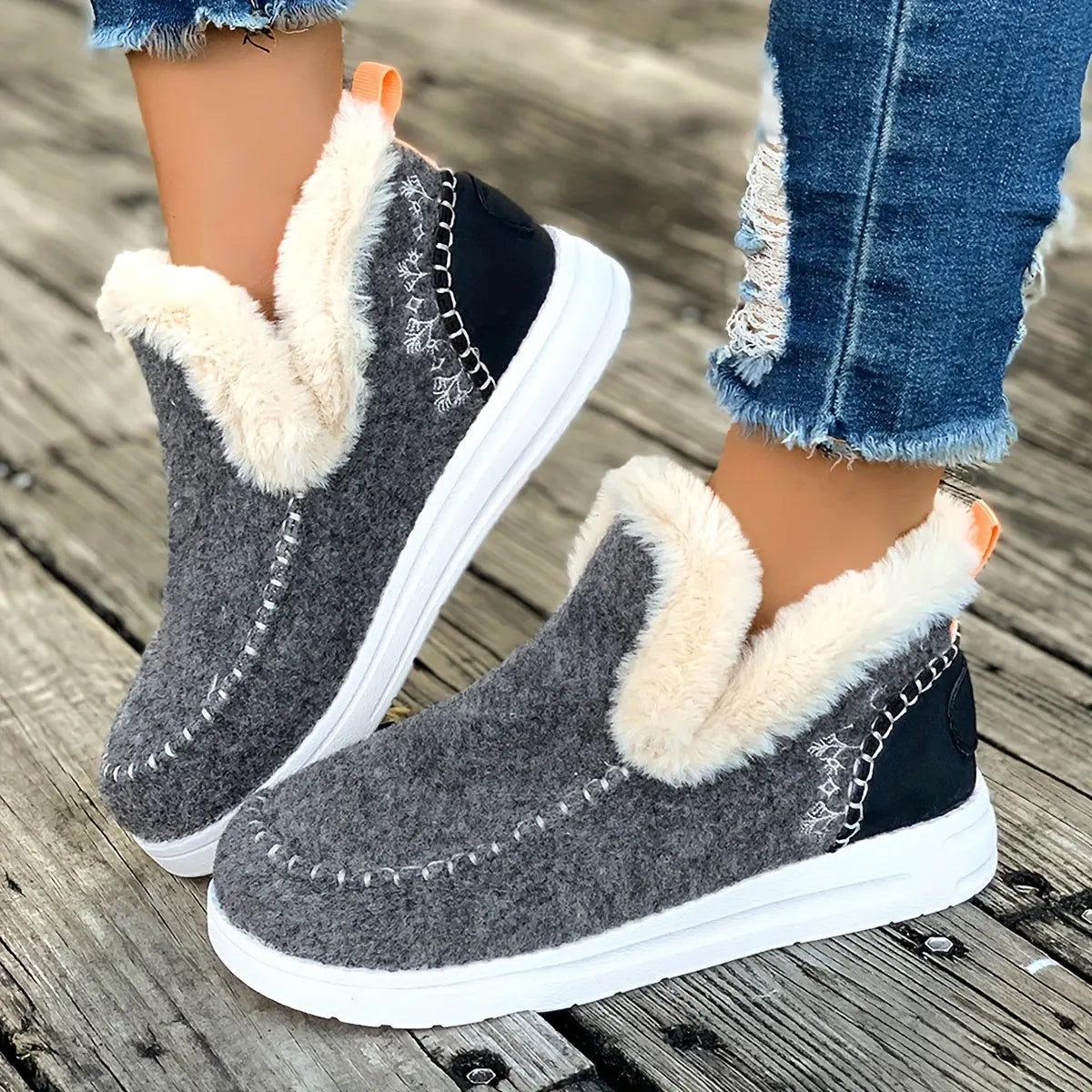 Camille™ | Chaussons d’Hiver Douillets – Chaleur et Confort - Montela