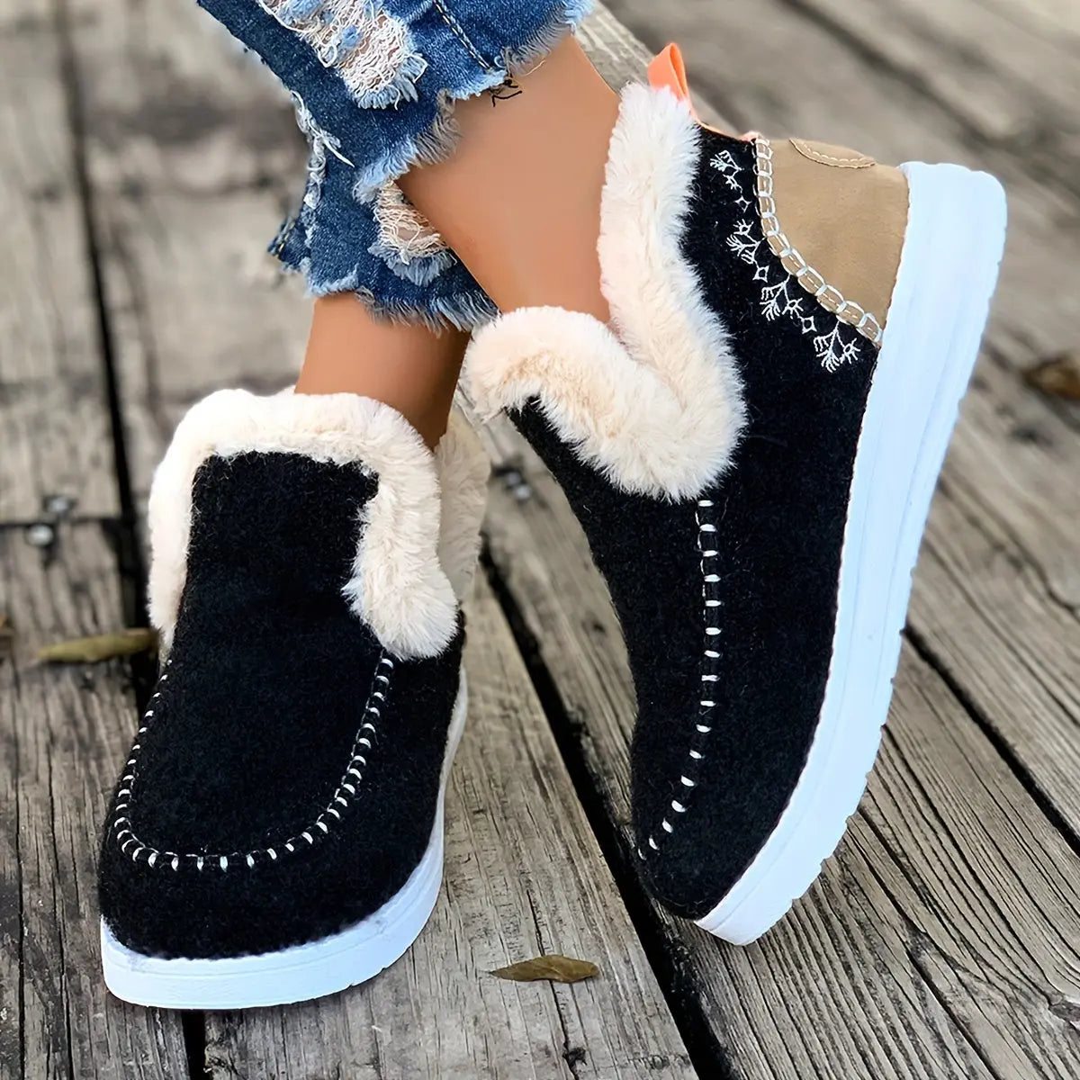 Camille™ | Chaussons d’Hiver Douillets – Chaleur et Confort - Montela