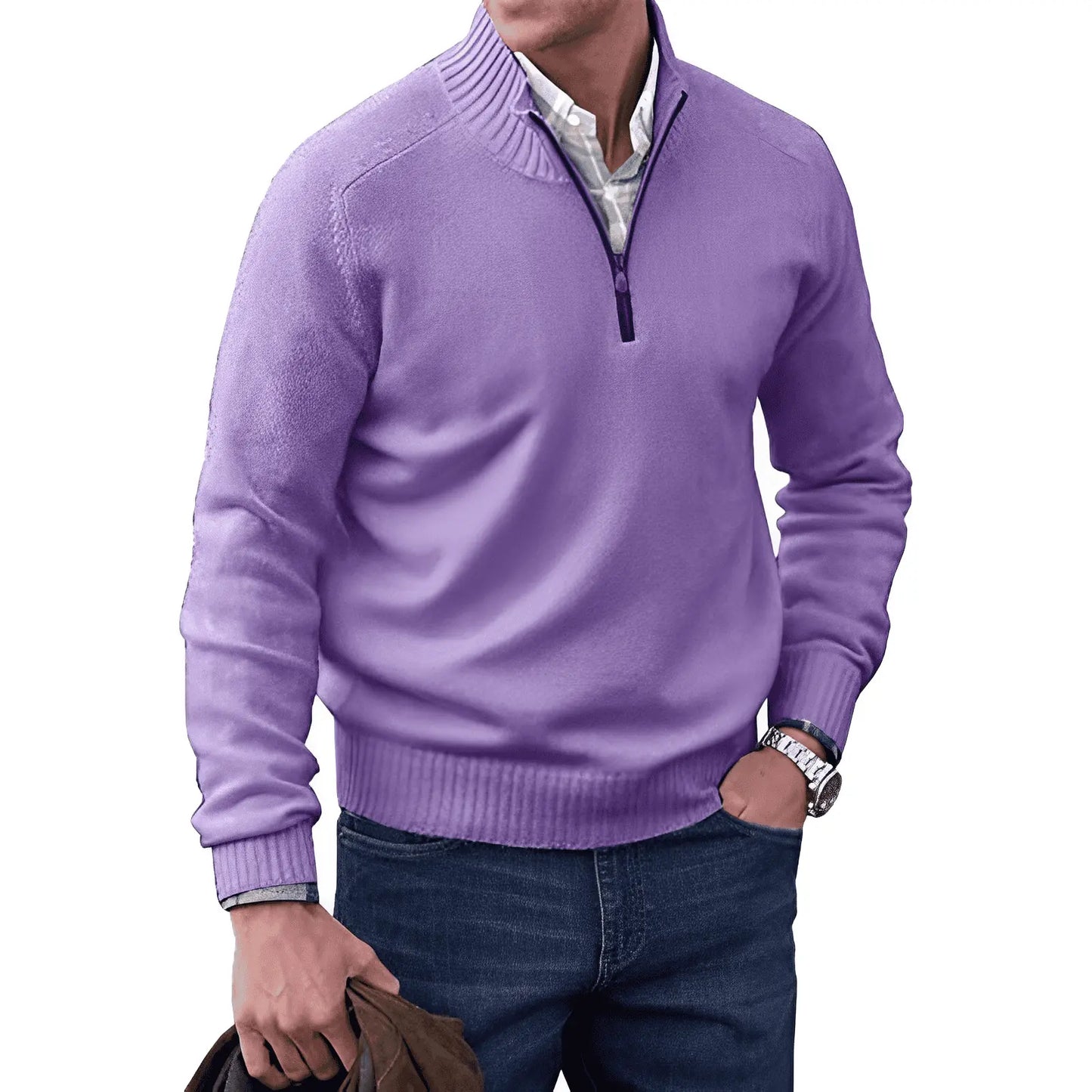 Mario™ | Le Pull Zippé Élégant - Montela