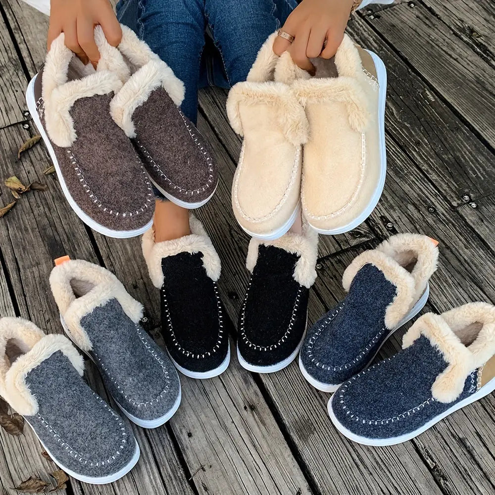 Camille™ | Chaussons d’Hiver Douillets – Chaleur et Confort - Montela