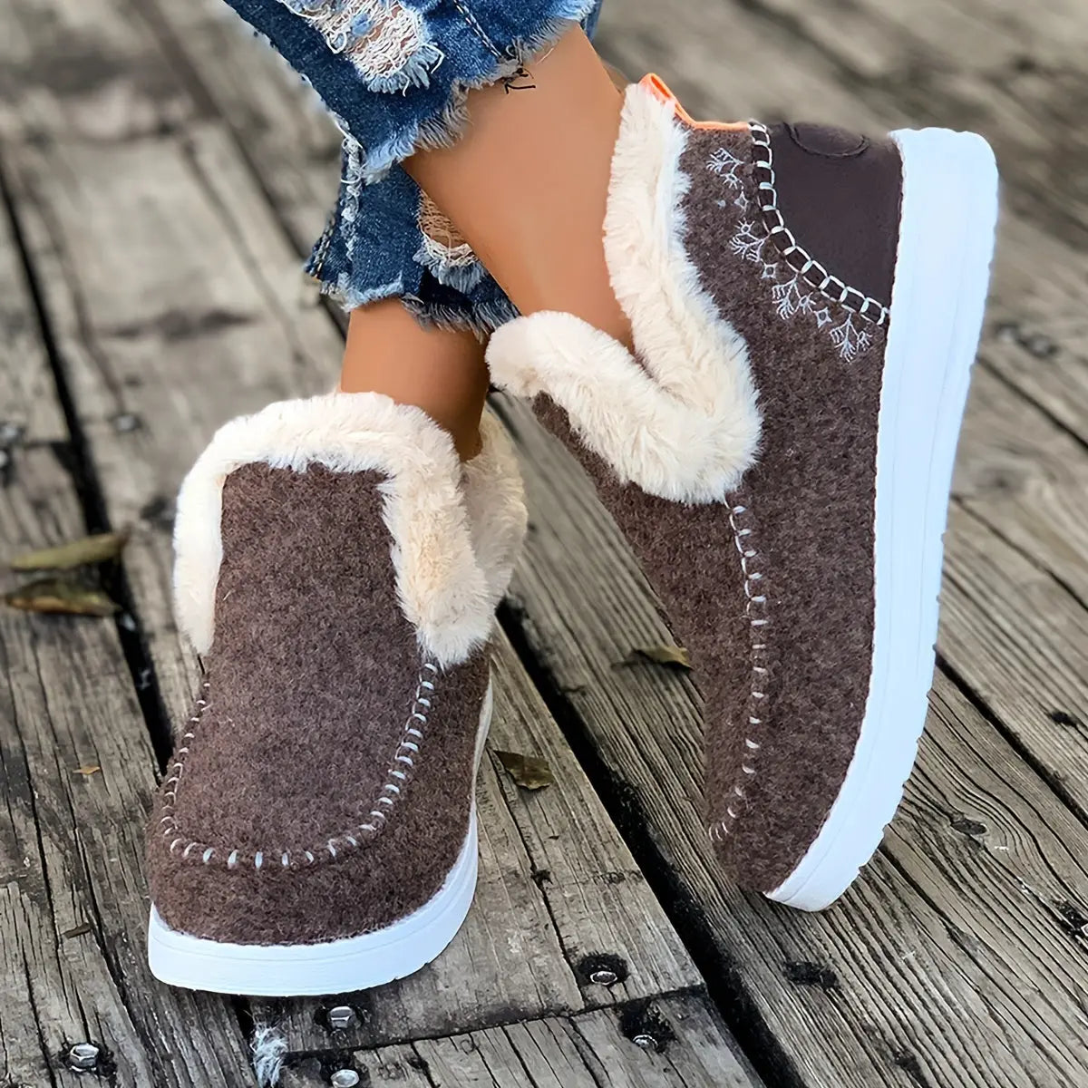 Camille™ | Chaussons d’Hiver Douillets – Chaleur et Confort - Montela