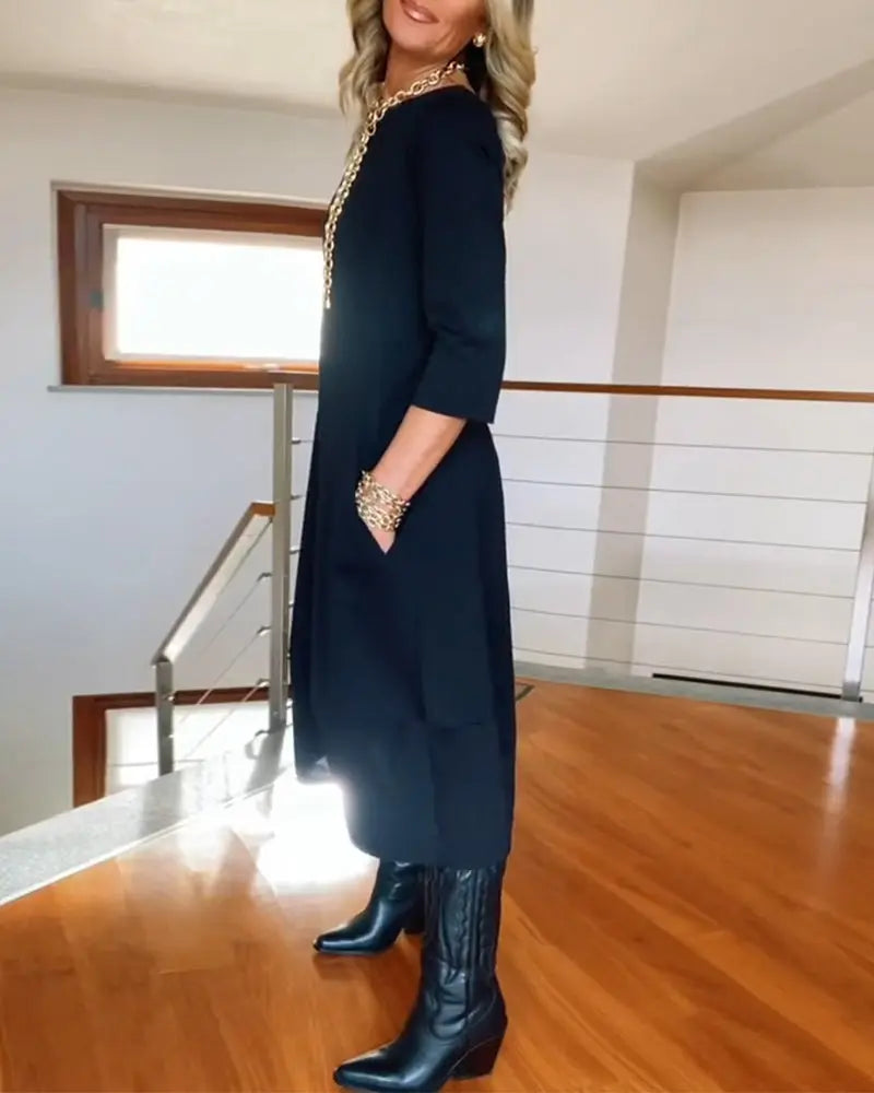 Ineke™ - La Robe Élégante et Confortable - Montela