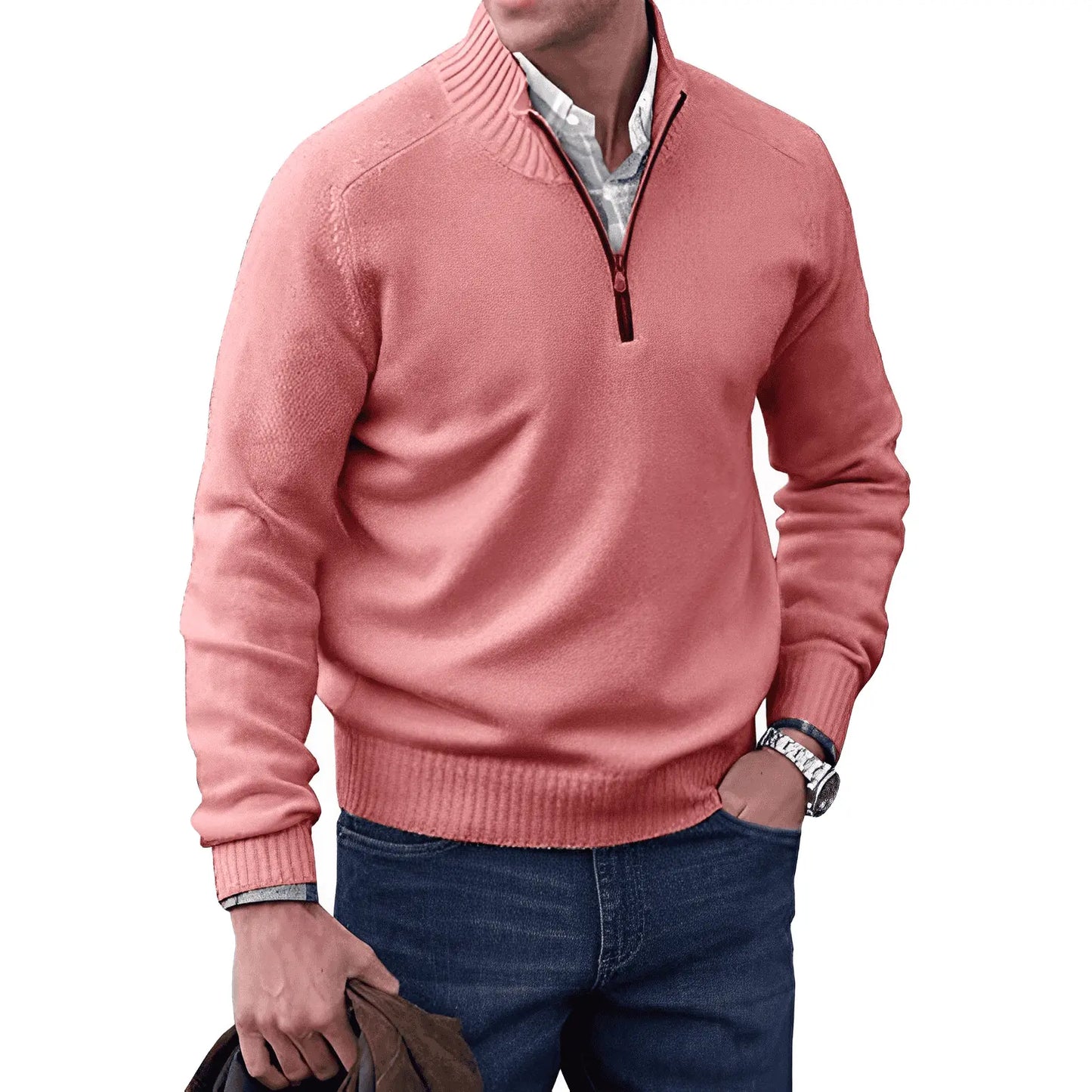 Mario™ | Le Pull Zippé Élégant - Montela