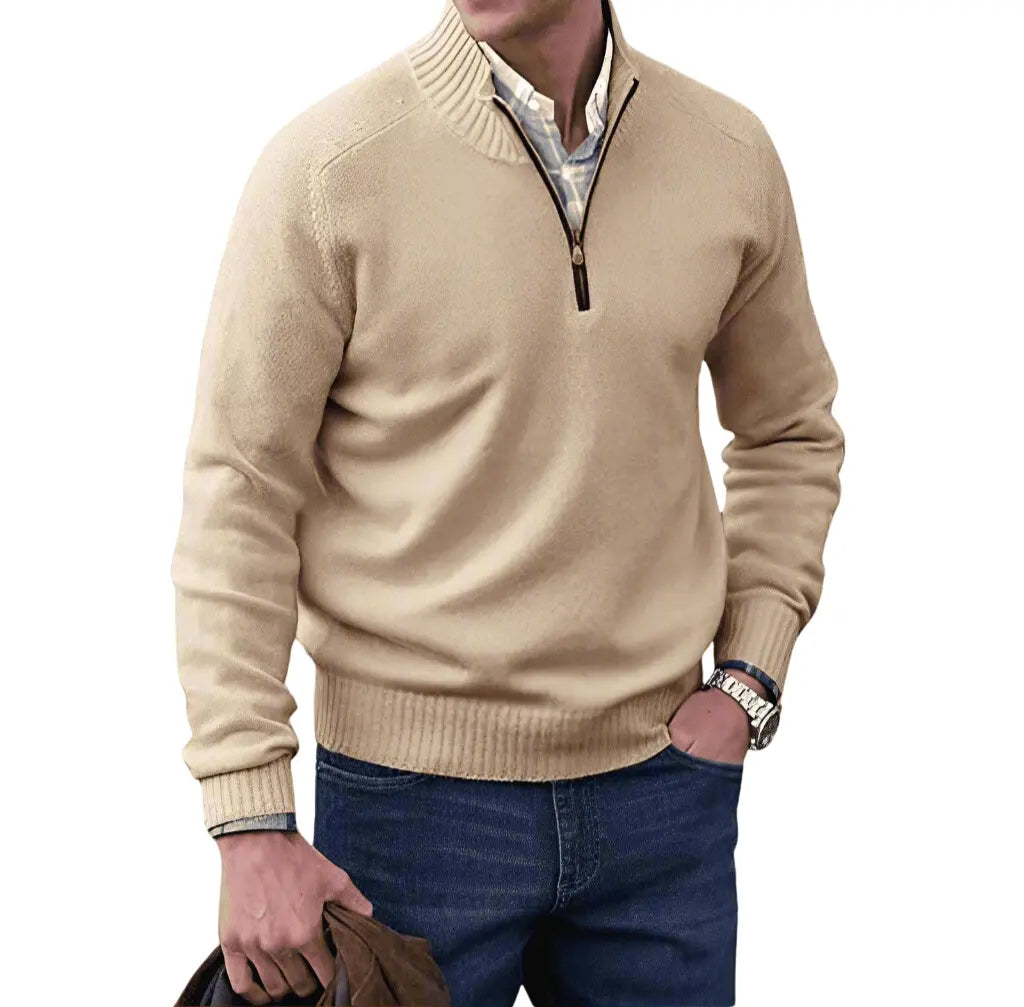 Mario™ | Le Pull Zippé Élégant - Montela
