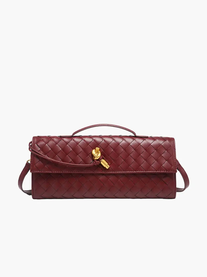Bianca™ | Sac Tissé Élégant en Cuir Végan - Montela