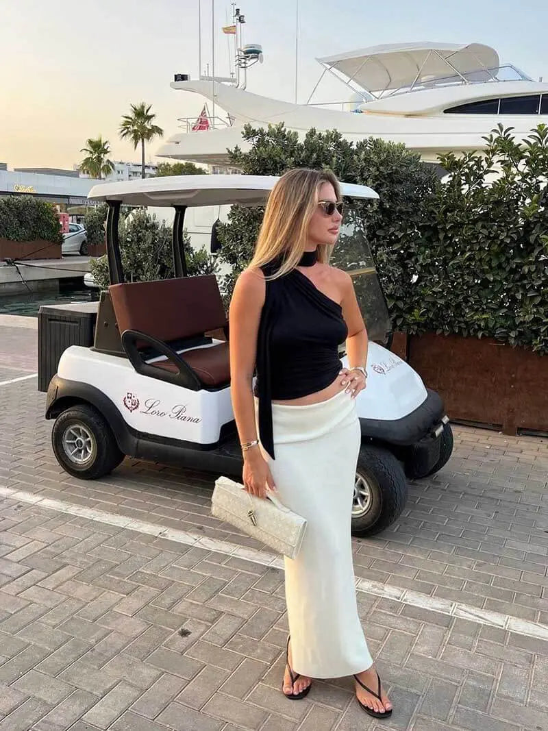 Bianca™ | Sac Tissé Élégant en Cuir Végan - Montela