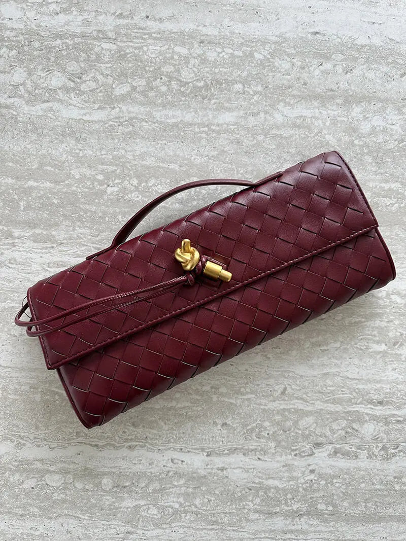 Bianca™ | Sac Tissé Élégant en Cuir Végan - Montela