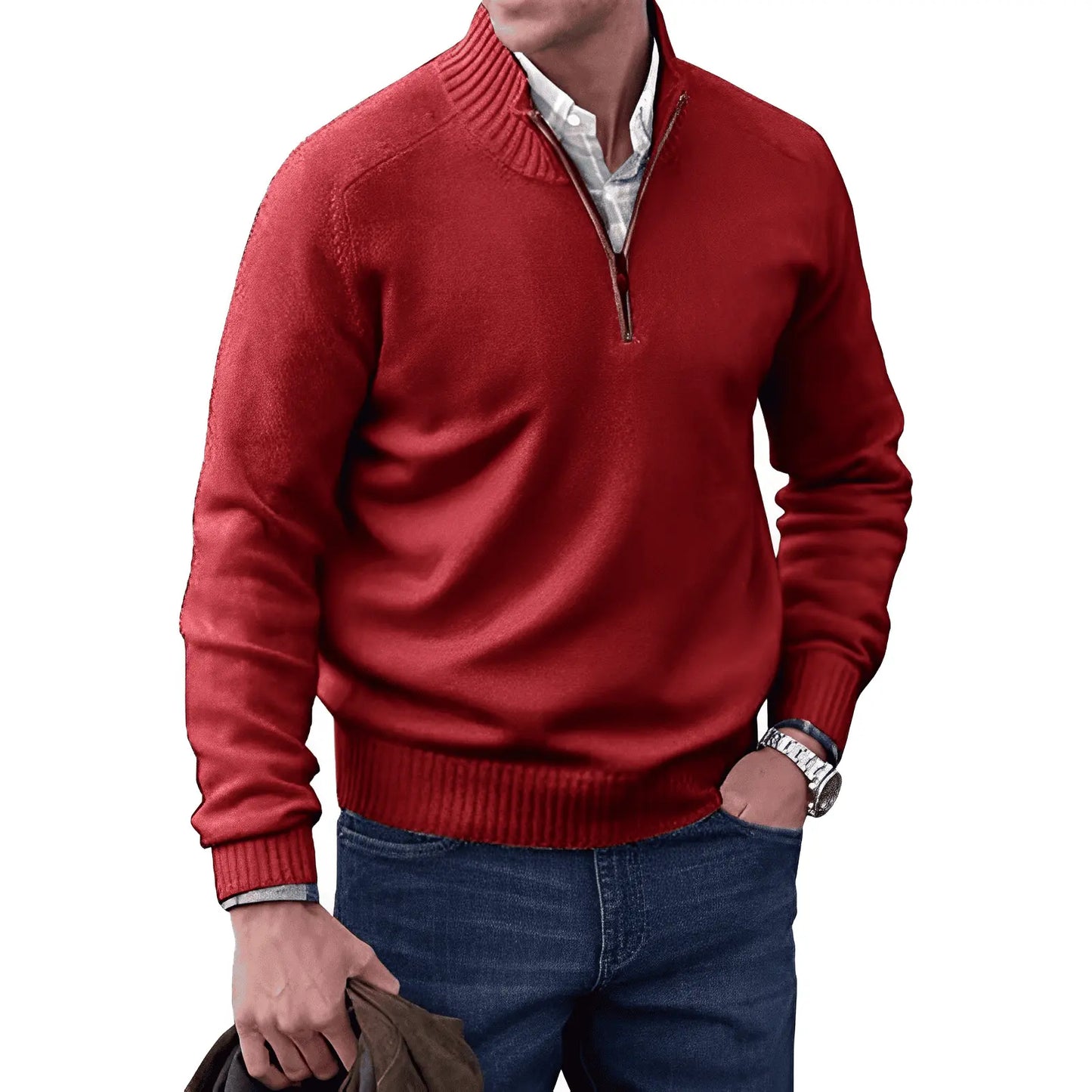 Mario™ | Le Pull Zippé Élégant - Montela