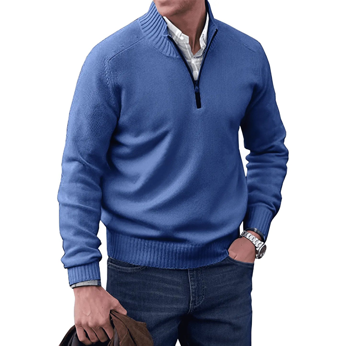 Mario™ | Le Pull Zippé Élégant - Montela