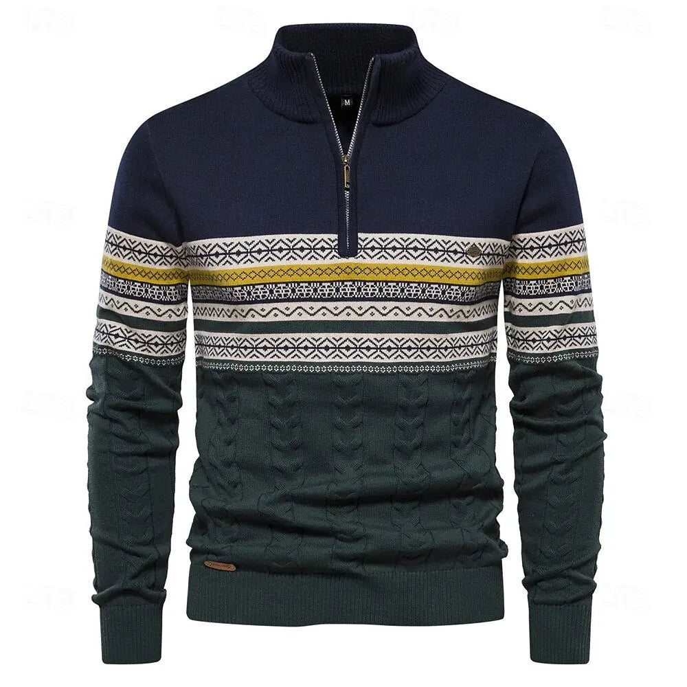 Nicko™ | Pull Zippé Demi-Col - Montela