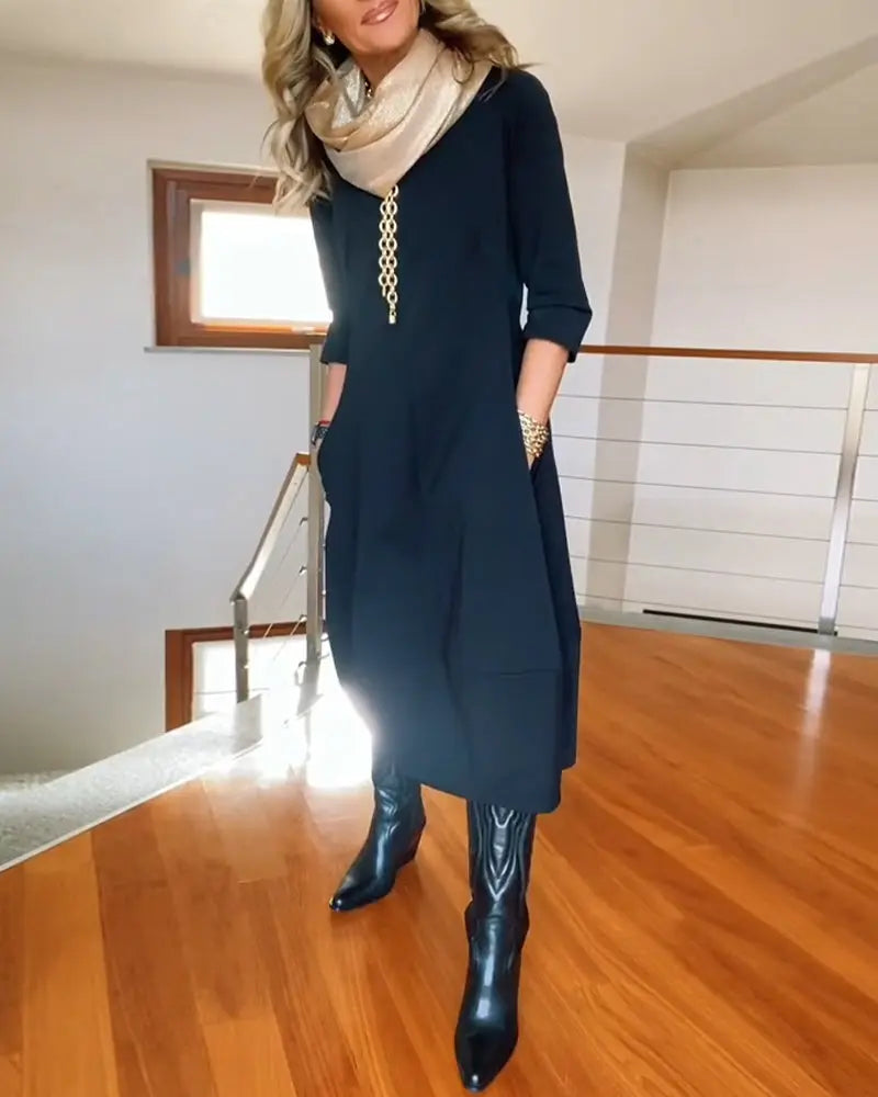 Ineke™ - La Robe Élégante et Confortable - Montela