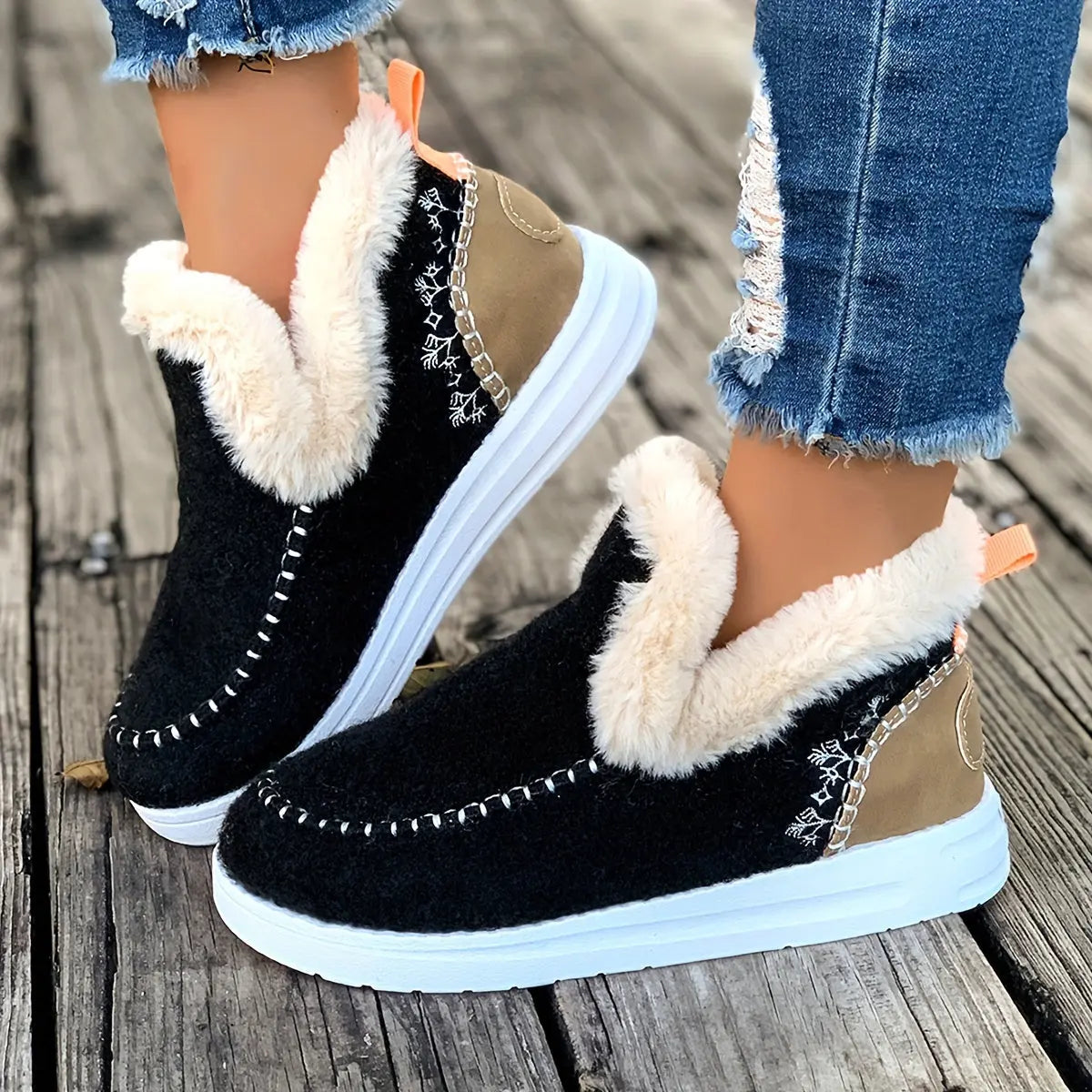 Camille™ | Chaussons d’Hiver Douillets – Chaleur et Confort - Montela