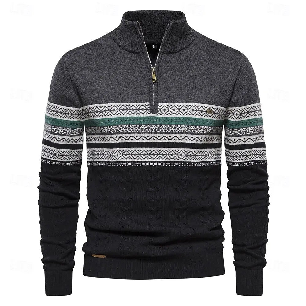 Nicko™ | Pull Zippé Demi-Col - Montela
