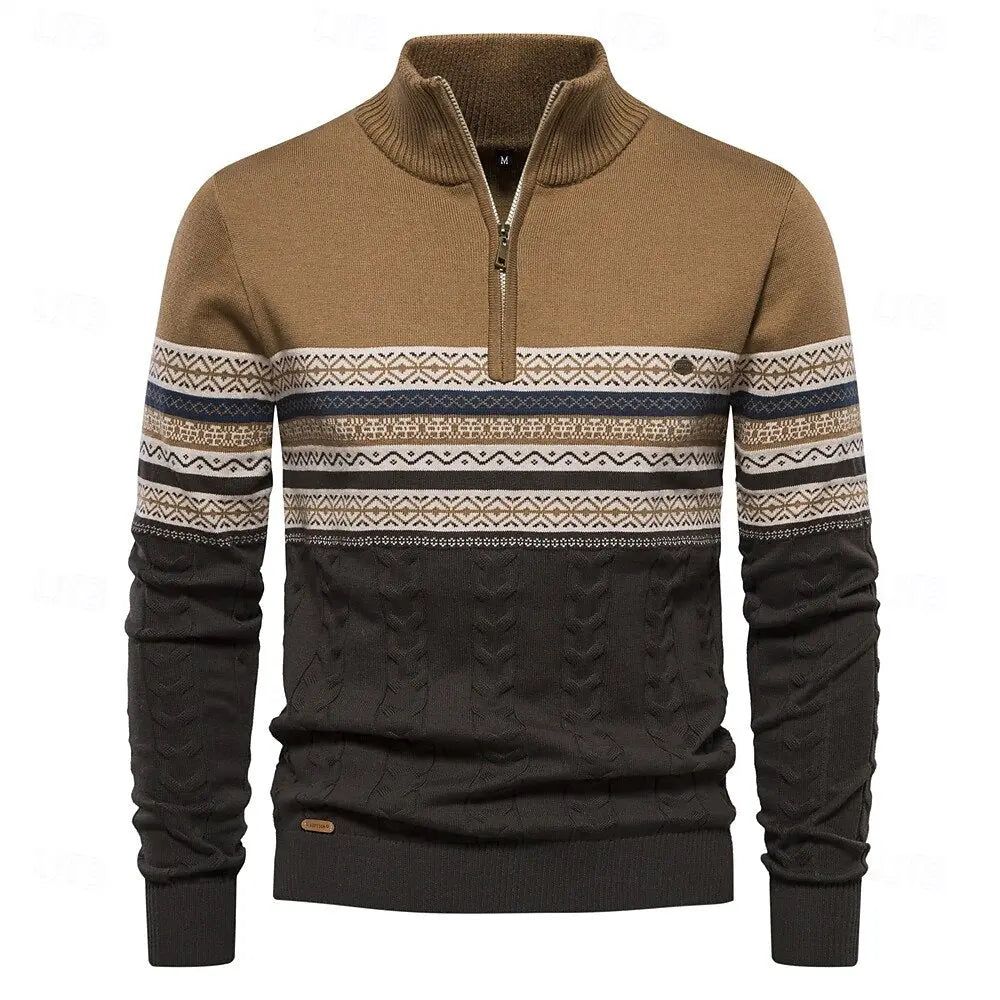 Nicko™ | Pull Zippé Demi-Col - Montela