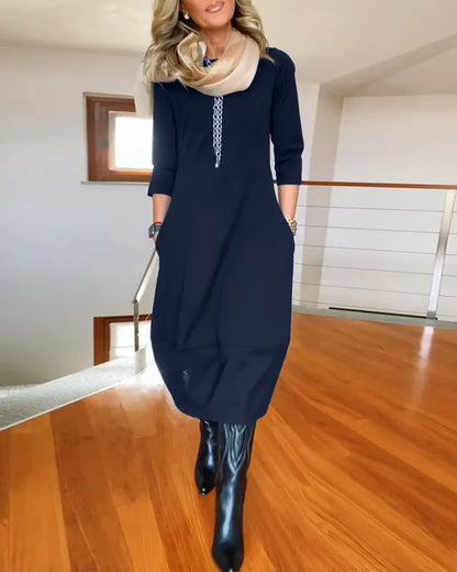 Ineke™ - La Robe Élégante et Confortable - Montela