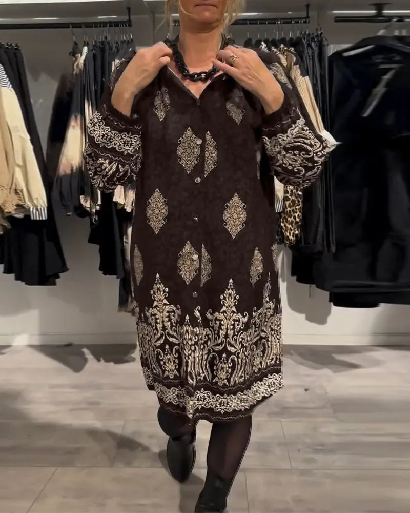 Estelle™ | Robe Vintage Élégante avec Boutons - Montela