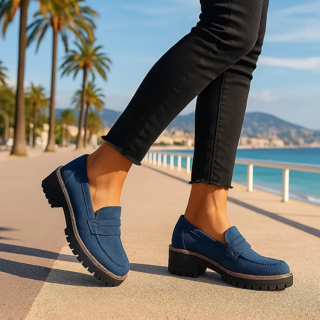 NADIA™ | Mocassins Intemporels en Daim