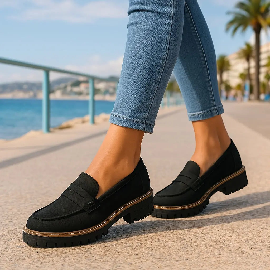 NADIA™ | Mocassins Intemporels en Daim