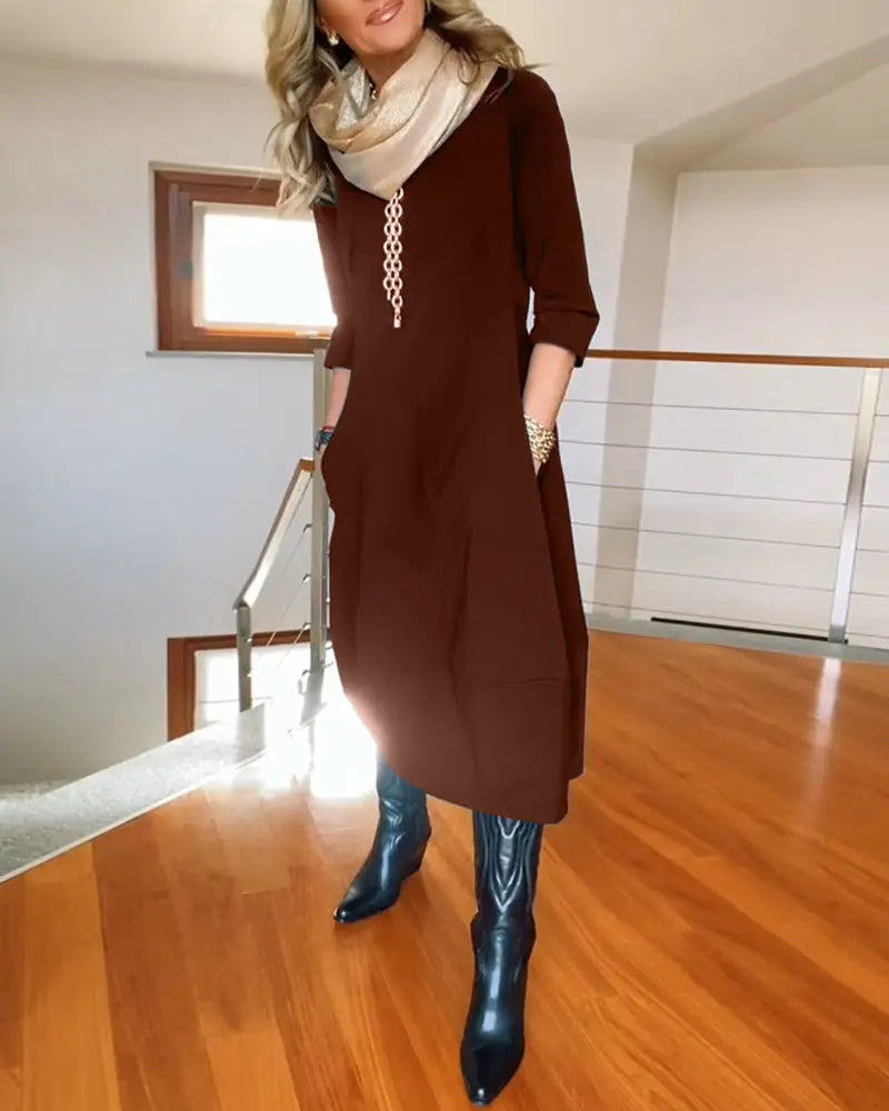 Ineke™ - La Robe Élégante et Confortable - Montela