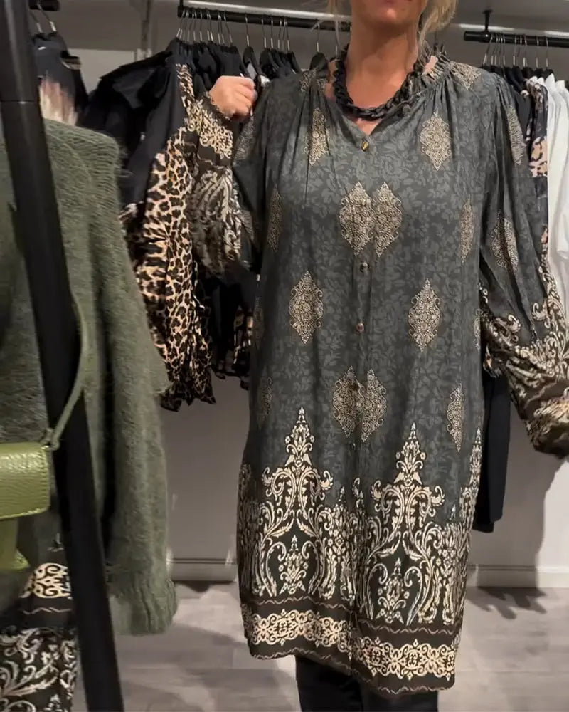Estelle™ | Robe Vintage Élégante avec Boutons - Montela