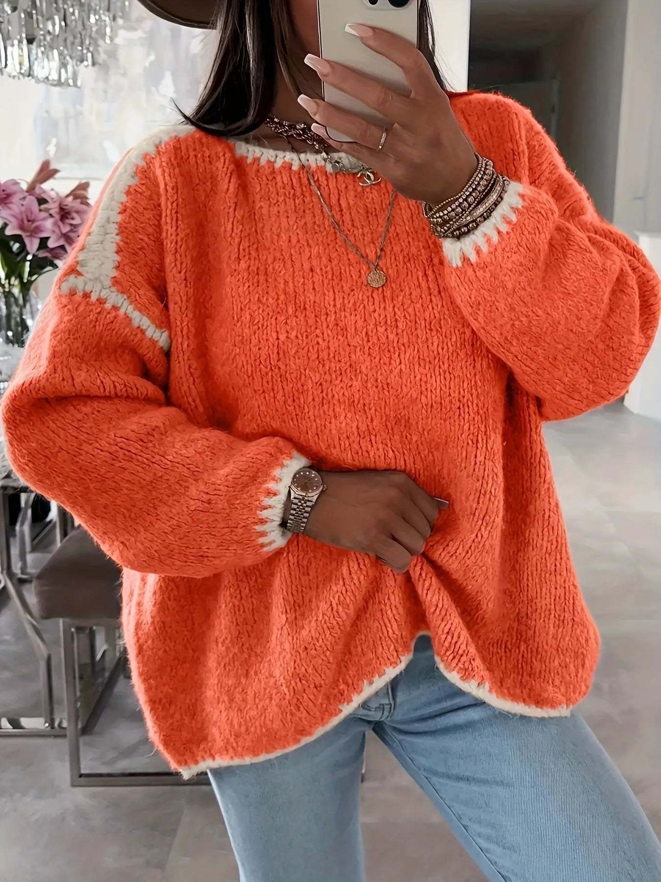 Clare™ | Pull en Maille à Épaules Dénudées - Montela