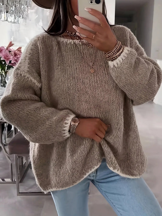 Clare™ | Pull en Maille à Épaules Dénudées - Montela