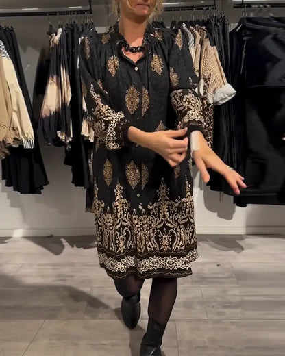 Estelle™ | Robe Vintage Élégante avec Boutons - Montela