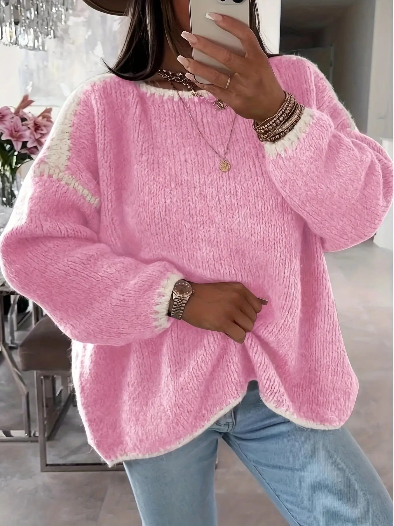 Clare™ | Pull en Maille à Épaules Dénudées - Montela