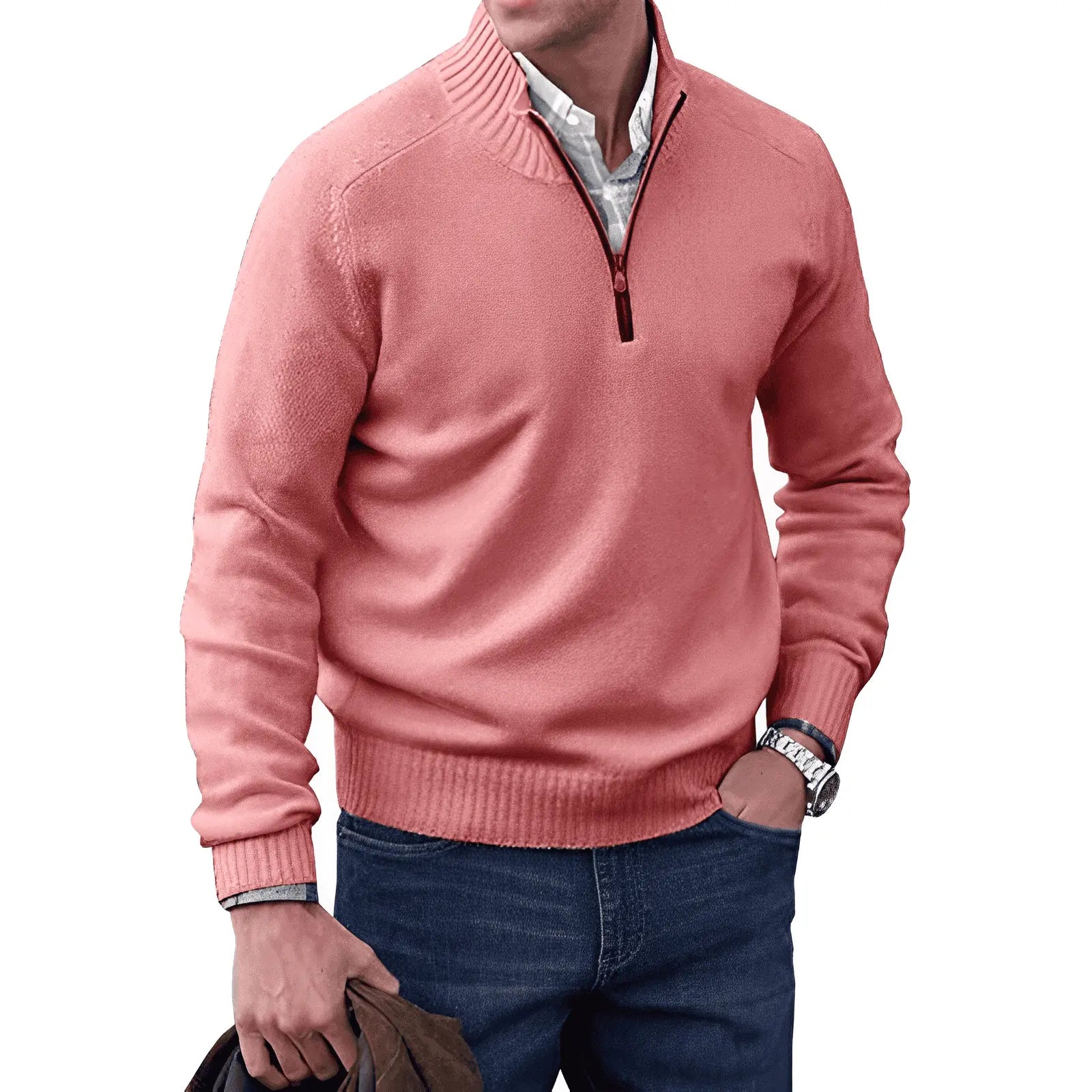 Mario™ | Le Pull Zippé Élégant - Montela