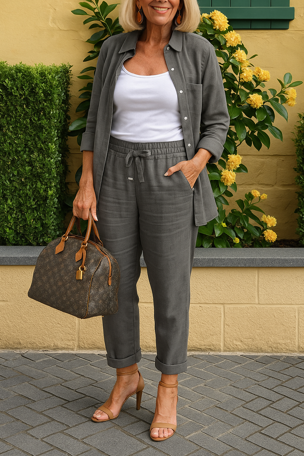 Clara™ – Ensemble Élégant en Coton Léger