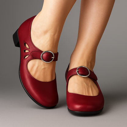 Denisa™ | Sandales Orthopédiques en Cuir