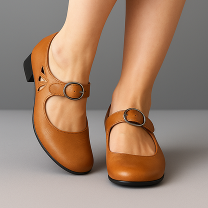 Denisa™ | Sandales Orthopédiques en Cuir