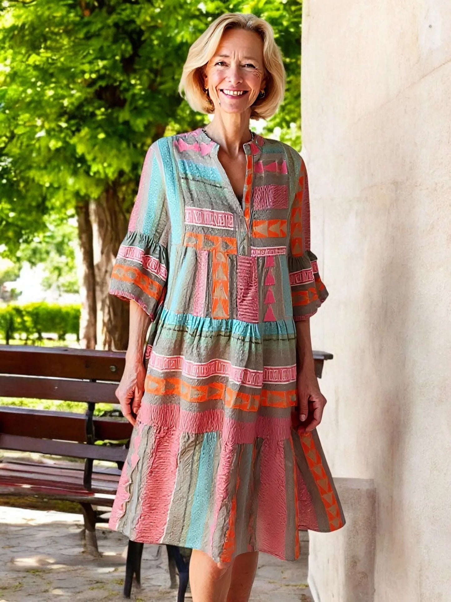 LILY™ | Robe Printanière Élégante - Montela