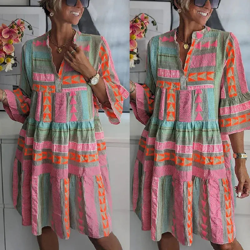 LILY™ | Robe Printanière Élégante - Montela