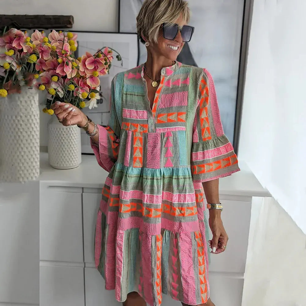 LILY™ | Robe Printanière Élégante - Montela