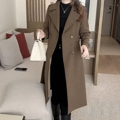 Nadine™ | Trenchcoat en Laine Élégante - Montela