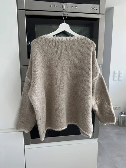 Clare™ | Pull en Maille à Épaules Dénudées - Montela