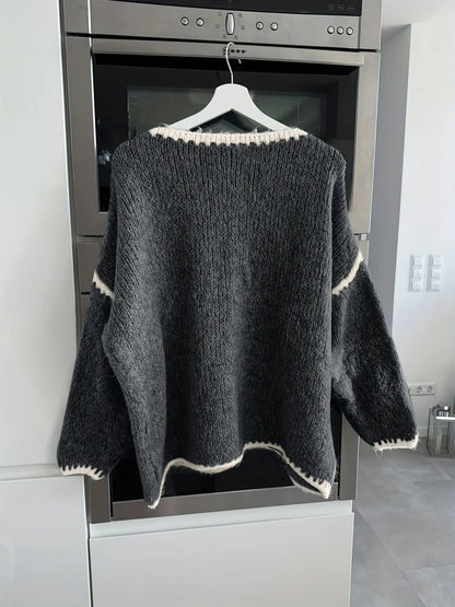 Clare™ | Pull en Maille à Épaules Dénudées - Montela