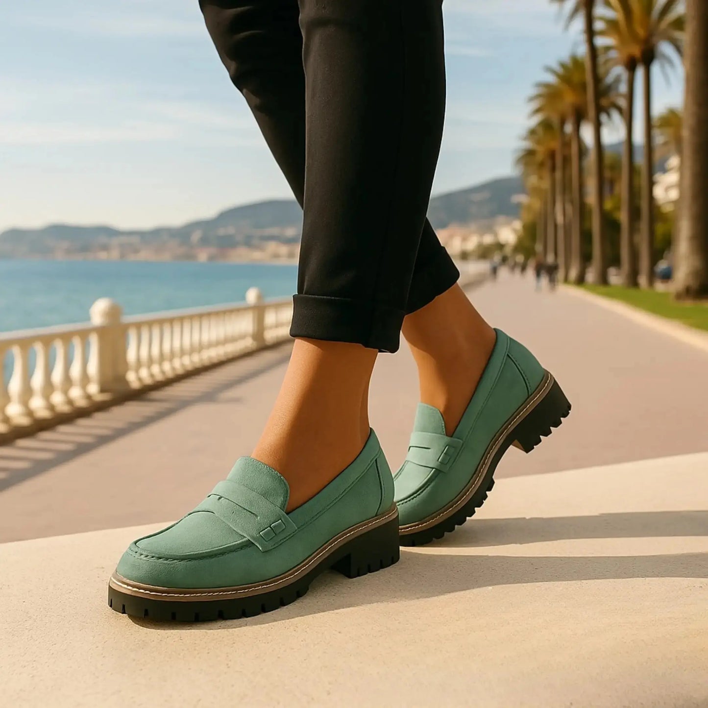 NADIA™ | Mocassins Intemporels en Daim